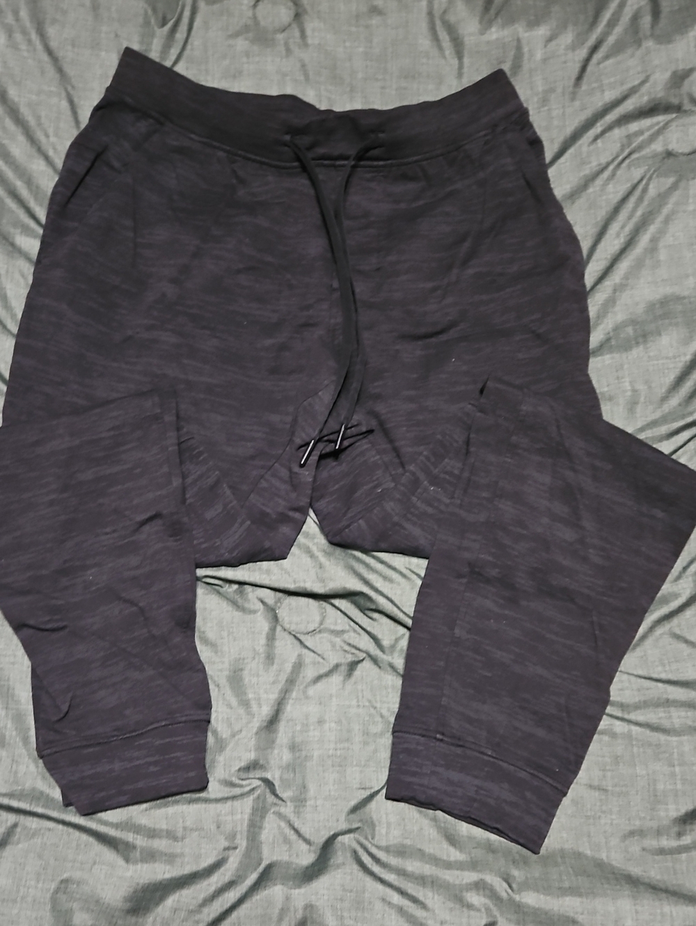 lululemon athletica Men's Dark Charcoal Jogger Pants with Drawstring